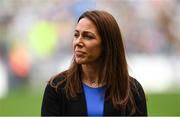 13 August 2023; 2010 Dublin All-Ireland winning captain Denise Masterson is honoured at half-time of the TG4 LGFA All-Ireland Senior Championship Final at Croke Park in Dublin. Photo by Ramsey Cardy/Sportsfile