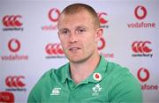 15 August 2023; Keith Earls during an Ireland rugby media conference at the IRFU High Performance Centre in Dublin. Photo by Harry Murphy/Sportsfile