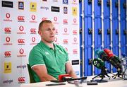15 August 2023; Keith Earls during an Ireland rugby media conference at the IRFU High Performance Centre in Dublin. Photo by Harry Murphy/Sportsfile