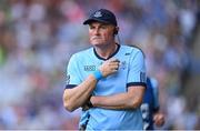 13 August 2023; Dublin manager Mick Bohan during the 2023 TG4 LGFA All-Ireland Senior Championship Final match between Dublin and Kerry at Croke Park in Dublin. Photo by Ramsey Cardy/Sportsfile