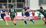 12 August 2023; Ruth Campbell, right, and Aoife Dalton of Leinster during the Vodafone Women’s Interprovincial Championship match between Connacht and Leinster at The Sportsground in Galway. Photo by Ramsey Cardy/Sportsfile