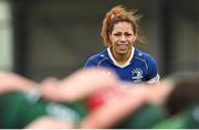 12 August 2023; Sene Taiti-Fanene of Leinster during the Vodafone Women’s Interprovincial Championship match between Connacht and Leinster at The Sportsground in Galway. Photo by Ramsey Cardy/Sportsfile