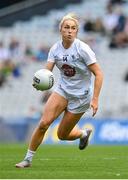 13 August 2023; Roisin Byrne of Kildare during the 2023 TG4 All-Ireland Ladies Intermediate Football Championship Final match between Clare and Kildare at Croke Park in Dublin. Photo by Seb Daly/Sportsfile
