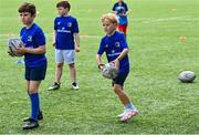 16 August 2023; Oliver Smith during the Bank of Ireland Leinster rugby summer camp at Energia Park in Dublin. Photo by Piaras Ó Mídheach/Sportsfile