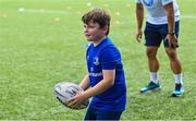 16 August 2023; James Dolan during the Bank of Ireland Leinster rugby summer camp at Energia Park in Dublin. Photo by Piaras Ó Mídheach/Sportsfile
