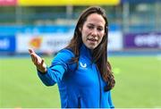 16 August 2023; Coach Emily McKeown during the Bank of Ireland Leinster rugby summer camp at Energia Park in Dublin. Photo by Piaras Ó Mídheach/Sportsfile