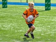 16 August 2023; Will Redmond during the Bank of Ireland Leinster rugby summer camp at Energia Park in Dublin. Photo by Piaras Ó Mídheach/Sportsfile