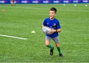 16 August 2023; Arthur Young during the Bank of Ireland Leinster rugby summer camp at Energia Park in Dublin. Photo by Piaras Ó Mídheach/Sportsfile