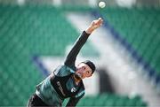17 August 2023; Ben White during a Cricket Ireland training session at Malahide Cricket Club in Dublin. Photo by Harry Murphy/Sportsfile