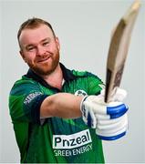 17 August 2023; Paul Stirling during the Cricket Ireland portrait session at Malahide Cricket Club in Dublin. Photo by David Fitzgerald/Sportsfile