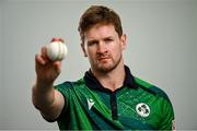 17 August 2023; Barry McCarthy during the Cricket Ireland portrait session at Malahide Cricket Club in Dublin. Photo by David Fitzgerald/Sportsfile