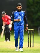 17 August 2023; Amish Sidha of Leinster Lightning during the Rario Inter-Provincial Cup match between Munster Reds and Leinster Lightning at The Mardyke in Cork. Photo by Eóin Noonan/Sportsfile