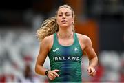 18 August 2023; Sophie Becker of Ireland during the official athlete training session ahead of the World Athletics Championships at National Athletics Centre in Budapest, Hungary. Photo by Sam Barnes/Sportsfile