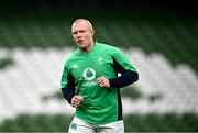 18 August 2023; Keith Earls during an Ireland rugby captain's run at the Aviva Stadium in Dublin. Photo by Harry Murphy/Sportsfile