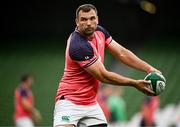 18 August 2023; Tadhg Beirne during an Ireland rugby captain's run at the Aviva Stadium in Dublin. Photo by Harry Murphy/Sportsfile