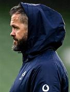 18 August 2023; Head coach Andy Farrell during an Ireland rugby captain's run at the Aviva Stadium in Dublin. Photo by Harry Murphy/Sportsfile