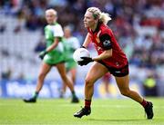 13 August 2023; Laoise Duffy of Down during the 2023 TG4 All-Ireland Ladies Junior Football Championship Final match between Down and Limerick at Croke Park in Dublin. Photo by Piaras Ó Mídheach/Sportsfile