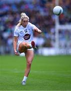13 August 2023; Róisín Byrne of Kildare during the 2023 TG4 All-Ireland Ladies Intermediate Football Championship Final match between Clare and Kildare at Croke Park in Dublin. Photo by Piaras Ó Mídheach/Sportsfile