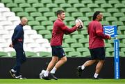 18 August 2023; Owen Farrell during the England rugby captain's run at the Aviva Stadium in Dublin. Photo by Harry Murphy/Sportsfile