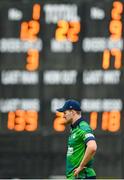18 August 2023; Barry McCarthy of Ireland during match one of the Men's T20 International series between Ireland and India at Malahide Cricket Ground in Dublin. Photo by Seb Daly/Sportsfile