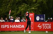 18 August 2023; Olivia Cowan of Germany during day two of the ISPS HANDA World Invitational presented by AVIV Clinics 2023 at Galgorm Castle Golf Club in Ballymena, Antrim. Photo by Ramsey Cardy/Sportsfile