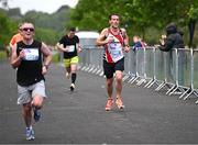 19 August 2023; Stephen Austin, 3489, during the Irish Life Race Series– Frank Duffy 10 Mile at Phoenix Park in Dublin. Photo by Piaras Ó Mídheach/Sportsfile