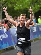 19 August 2023; A participant during the Irish Life Race Series– Frank Duffy 10 Mile at Phoenix Park in Dublin. Photo by Piaras Ó Mídheach/Sportsfile