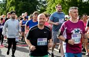 19 August 2023; Joe Breen from Dublin, 640, during the Irish Life Race Series– Frank Duffy 10 Mile at Phoenix Park in Dublin. Photo by Piaras Ó Mídheach/Sportsfile