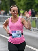 19 August 2023; Amy Byrne during the Irish Life Race Series– Frank Duffy 10 Mile at Phoenix Park in Dublin. Photo by Piaras Ó Mídheach/Sportsfile