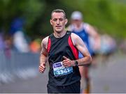 19 August 2023; TJ McHugh from Mayo during the Irish Life Race Series– Frank Duffy 10 Mile at Phoenix Park in Dublin. Photo by Piaras Ó Mídheach/Sportsfile