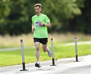 19 August 2023; David Glynn on his way to winning the Irish Life Race Series– Frank Duffy 10 Mile at Phoenix Park in Dublin. Photo by Piaras Ó Mídheach/Sportsfile