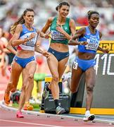 19 August 2023; Sophie O'Sullivan of Ireland, centre, competes in the women's 1500m during day one of the World Athletics Championships at the National Athletics Centre in Budapest, Hungary. Photo by Sam Barnes/Sportsfile