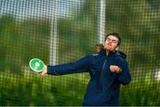 19 August 2023; Dale Barry O'Sullivan competes in the F37 discus event during the Para Athletic South East Games at Waterford Regional Sports Centre in Waterford. Photo by Eóin Noonan/Sportsfile