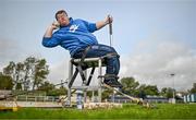 19 August 2023; Shane Curran competes in the seated shotput event during the Para Athletic South East Games at Waterford Regional Sports Centre in Waterford. Photo by Eóin Noonan/Sportsfile