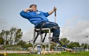 19 August 2023; Shane Curran competes in the seated shotput event during the Para Athletic South East Games at Waterford Regional Sports Centre in Waterford. Photo by Eóin Noonan/Sportsfile