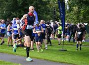 19 August 2023; Marc Augustin from Le Chéile AC in Leixlip, Kildare, warms-up before the Irish Life Race Series – Frank Duffy 10 Mile at Phoenix Park in Dublin. Photo by Piaras Ó Mídheach/Sportsfile