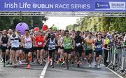 19 August 2023; A general view of the start of the Irish Life Race Series – Frank Duffy 10 Mile at Phoenix Park in Dublin. Photo by Piaras Ó Mídheach/Sportsfile