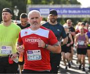 19 August 2023; Neil Mulvey from Dublin during the Irish Life Race Series – Frank Duffy 10 Mile at Phoenix Park in Dublin. Photo by Piaras Ó Mídheach/Sportsfile