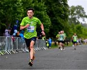19 August 2023; Richard Balfe from Dublin during the Irish Life Race Series– Frank Duffy 10 Mile at Phoenix Park in Dublin. Photo by Piaras Ó Mídheach/Sportsfile