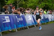 19 August 2023; Cliona Maughan from Dublin during the Irish Life Race Series– Frank Duffy 10 Mile at Phoenix Park in Dublin. Photo by Piaras Ó Mídheach/Sportsfile