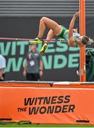 19 August 2023; Kate O’Connor of Ireland, competes in high jump event of the women's Heptathlon during day one of the World Athletics Championships at the National Athletics Centre in Budapest, Hungary. Photo by Sam Barnes/Sportsfile