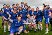 19 August 2023; Wilton United players celebrate after the FAI Women’s Amateur Shield Final 2023 match between St Patrick’s CYFC and Wilton United at Newhill Park in Two Mile Borris, Tipperary. Photo by Tom Beary/Sportsfile