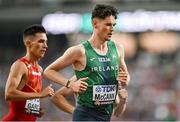19 August 2023; Luke McCann of Ireland competes in the men's 1500m during day one of the World Athletics Championships at the National Athletics Centre in Budapest, Hungary. Photo by Sam Barnes/Sportsfile