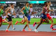19 August 2023; Andrew Coscoran of Ireland, centre, competes in the men's 1500m during day one of the World Athletics Championships at the National Athletics Centre in Budapest, Hungary. Photo by Sam Barnes/Sportsfile