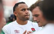 19 August 2023; Billy Vunipola of England after the Bank of Ireland Nations Series match between Ireland and England at Aviva Stadium in Dublin. Photo by Ramsey Cardy/Sportsfile