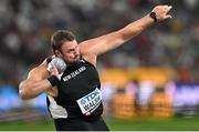 19 August 2023; Tom Walsh of New Zealand competes in the men's shot put final during day one of the World Athletics Championships at the National Athletics Centre in Budapest, Hungary. Photo by Sam Barnes/Sportsfile