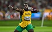 19 August 2023; Rajindra Campbell of Jamaica competes in the men's shot put final during day one of the World Athletics Championships at the National Athletics Centre in Budapest, Hungary. Photo by Sam Barnes/Sportsfile