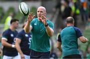 19 August 2023; Ireland forwards coach Paul O'Connell before the Bank of Ireland Nations Series match between Ireland and England at the Aviva Stadium in Dublin. Photo by Harry Murphy/Sportsfile