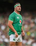 19 August 2023; Rob Herring of Ireland during the Bank of Ireland Nations Series match between Ireland and England at Aviva Stadium in Dublin. Photo by Brendan Moran/Sportsfile