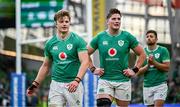 19 August 2023; Cian Prendergast and Joe McCarthy of Ireland the Bank of Ireland Nations Series match between Ireland and England at the Aviva Stadium in Dublin. Photo by Harry Murphy/Sportsfile
